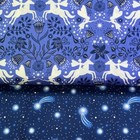 Lewis and Irene 'Glow Fairies' 100% Cotton Fat Quarter, Half or Whole Metre