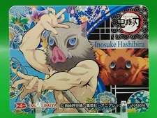 Inosuke Hashibira Demon Slayer Kimetsu no Yaiba Sticker Card Marumiya Japanese