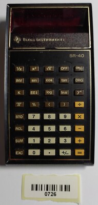 0726 Taschenrechner Texas Instruments SR-40
