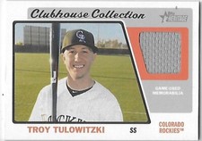2015 Heritage Baseball Clubhouse Collection Troy Tulowitzki Rockies            2