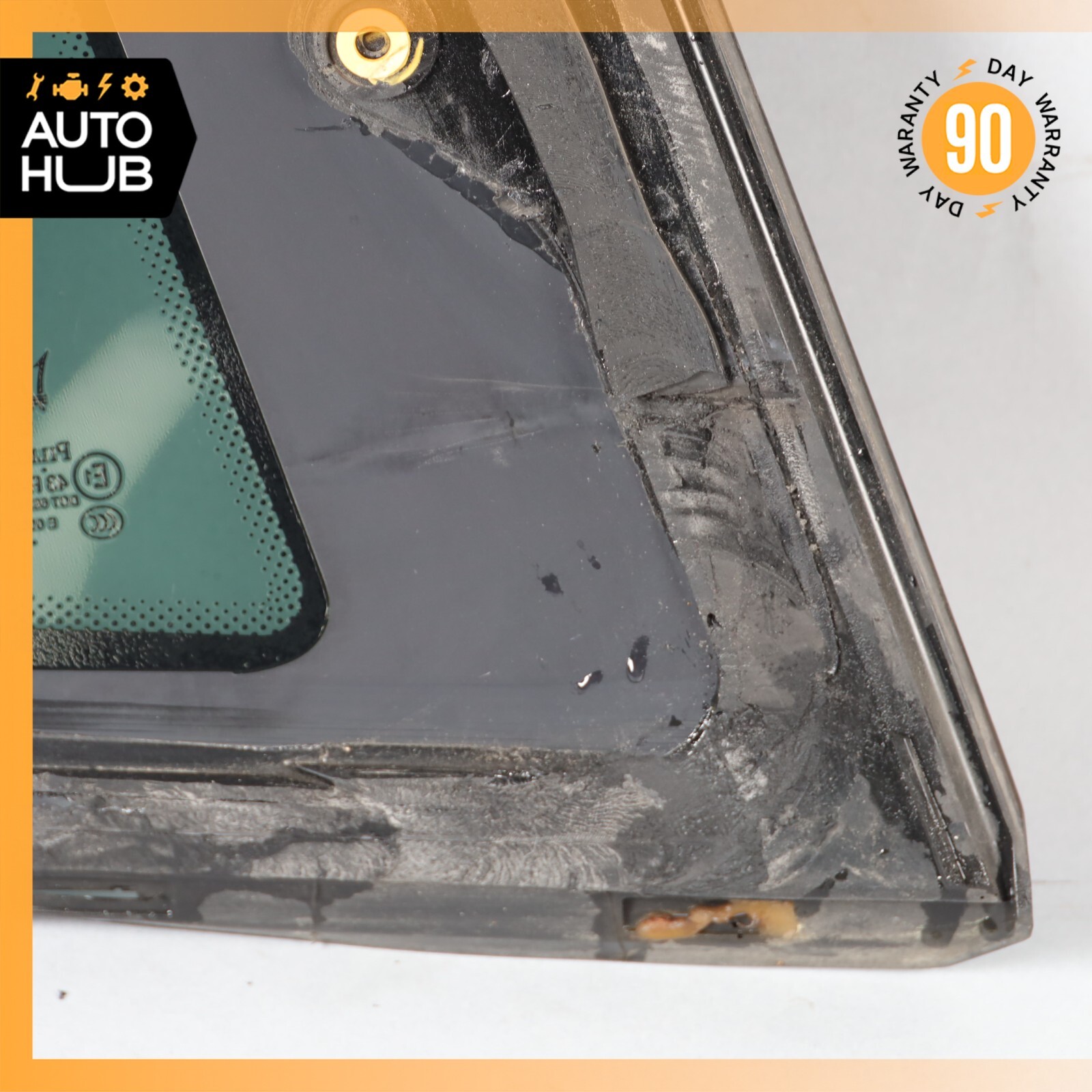Maserati GranTurismo M145 Coupe Rear Left Side Quarter Window Glass OEM