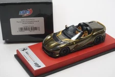 1/43 BBR FERRARI 812 COMPETIZIONE A VERDE VOLTERRA RED LEATHER BASE LE5 N MR