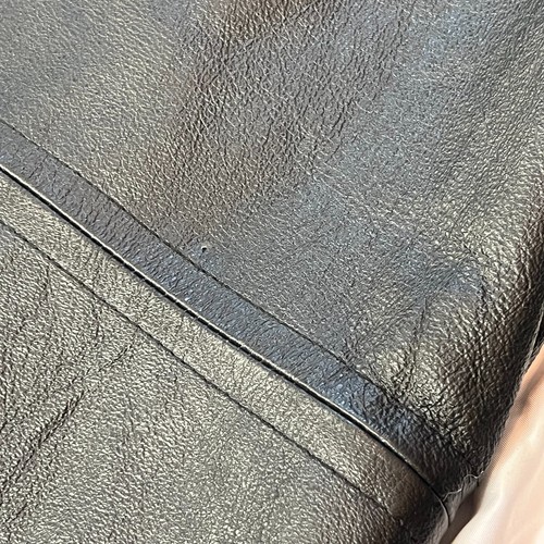 Excelled Collection Women's Large Genuine Leather Jacket with Zip-Off Hood - Picture 12 of 18