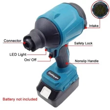 40000RPM Cordless Brushless Motor Dust Blower Air Blower for Makita 18V Battery
