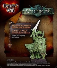 Avatars of War Lord of War with great shield aow16 28mm Warriors of Chaos