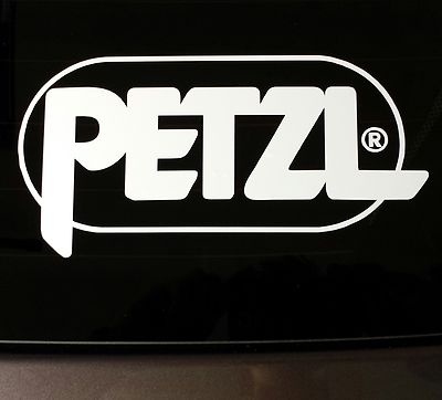 Petzl Rock Climbing Climber Vinyl Decal Sticker Mountain Climb Car Laptop Truck