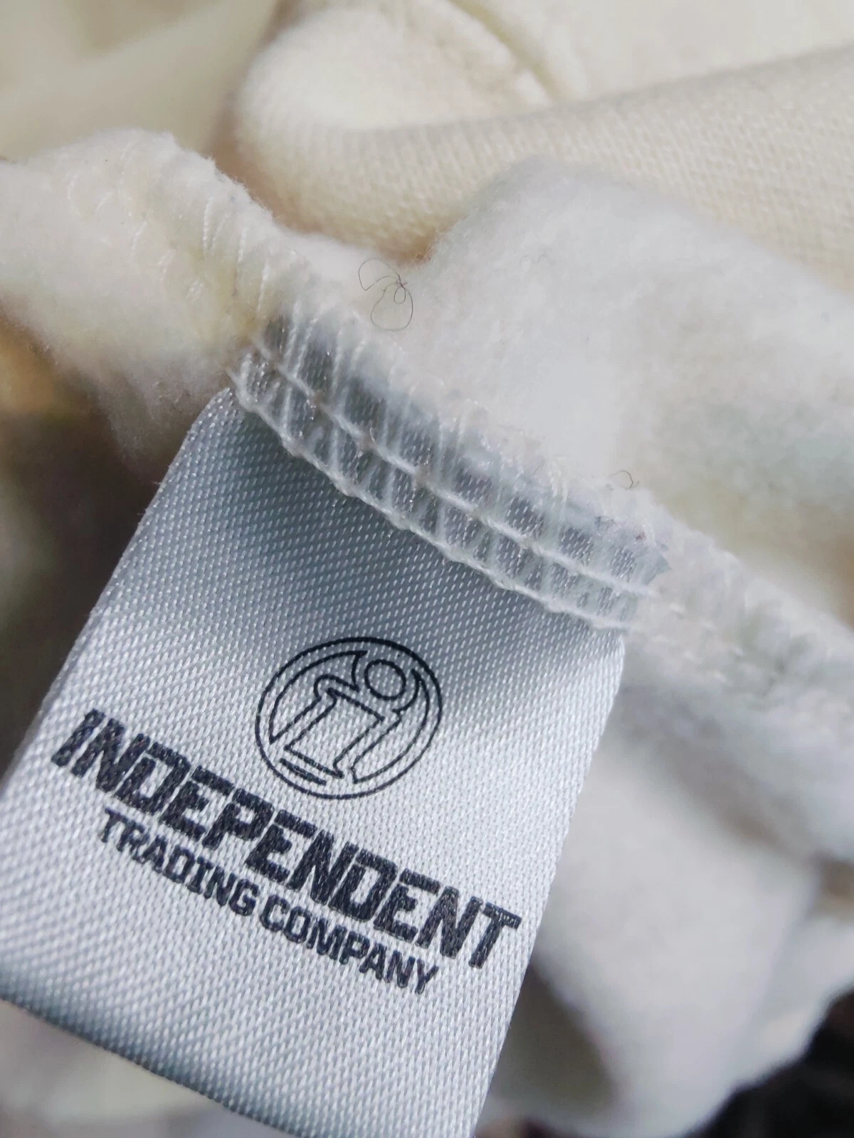 OFF WHITE Felpa con cappuccio Distressed Olivia Rodrigo Sour Butterfly adulto grande pullover bianco sporco