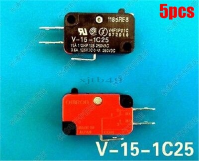5Pcs Micro Basic Snap Action Switch V-15-1C25 15A New Ic ur