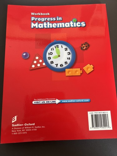 Progress in Mathematics by William H. Sadlier Staff (2006, Hardcover) - Picture 2 of 2