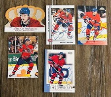 BRIAN SAVAGE Lot of (5) AUTOGRAPHED Hockey CARDS Montreal CANADIENS 1993-2001