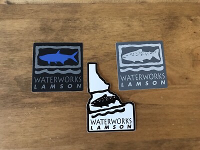 3 Lamson Idaho Water Works # 3F Fly Fishing Stickers/Vinyl Decal ...