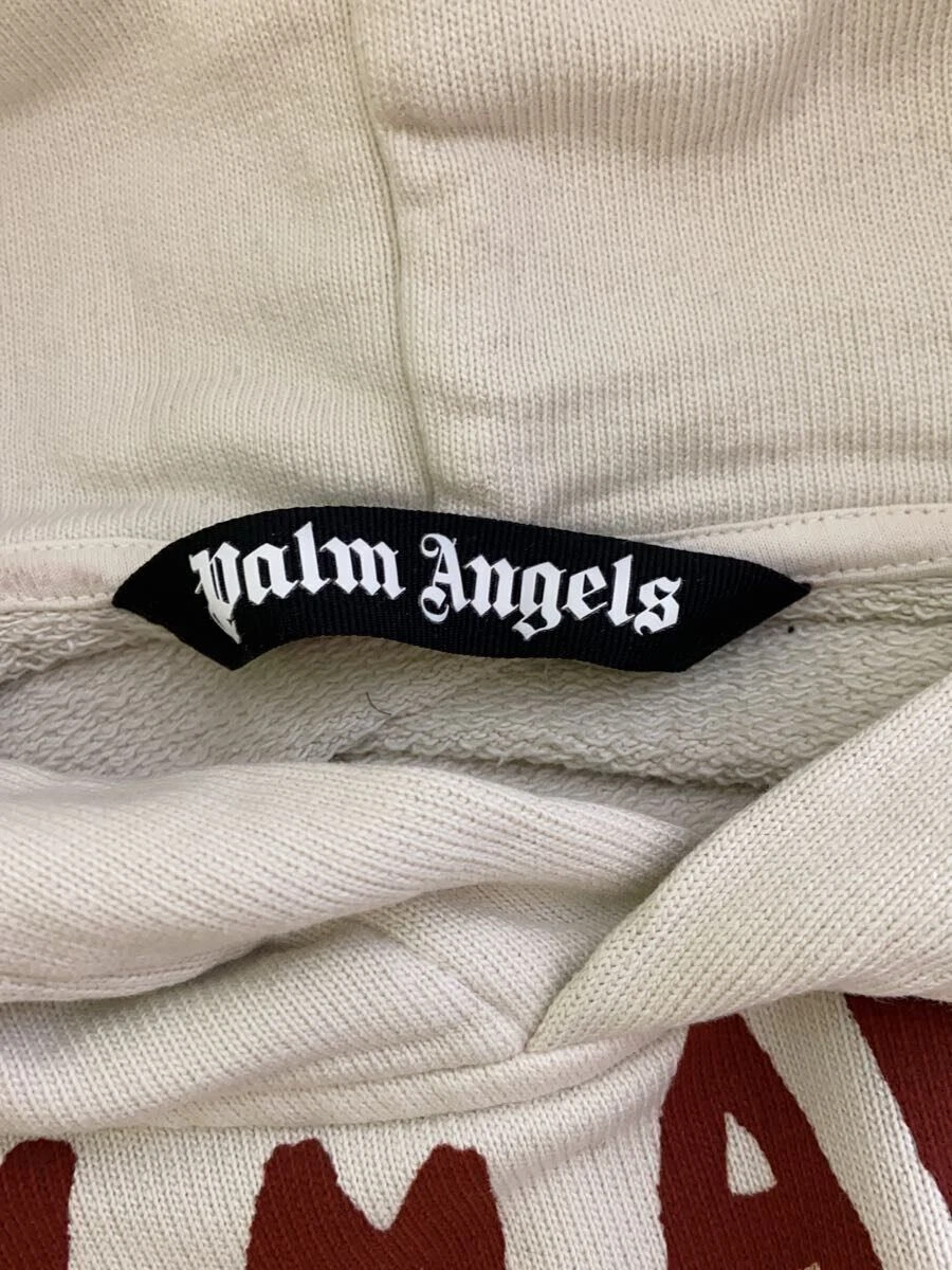 Felpa con cappuccio Palm Angels M cotone beige PMBB058S24FLE002 usata