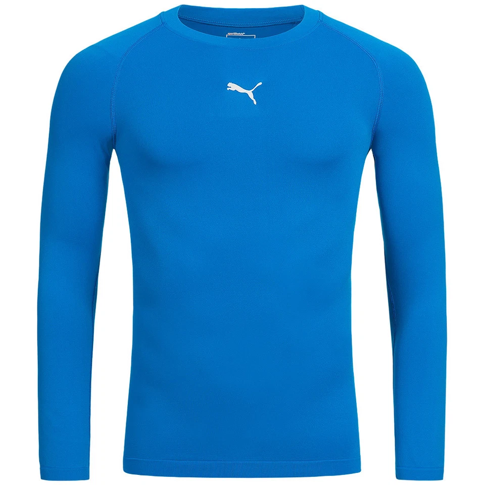 Puma Bodywear Base Layer /Skin Long Sleeved Royal, Lake Mid Blue, Navy M,L XL