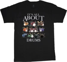 Drum Kit T-shirt Mens Graphic Tees Drum Set Drummer Gifts Drum Accessories Men