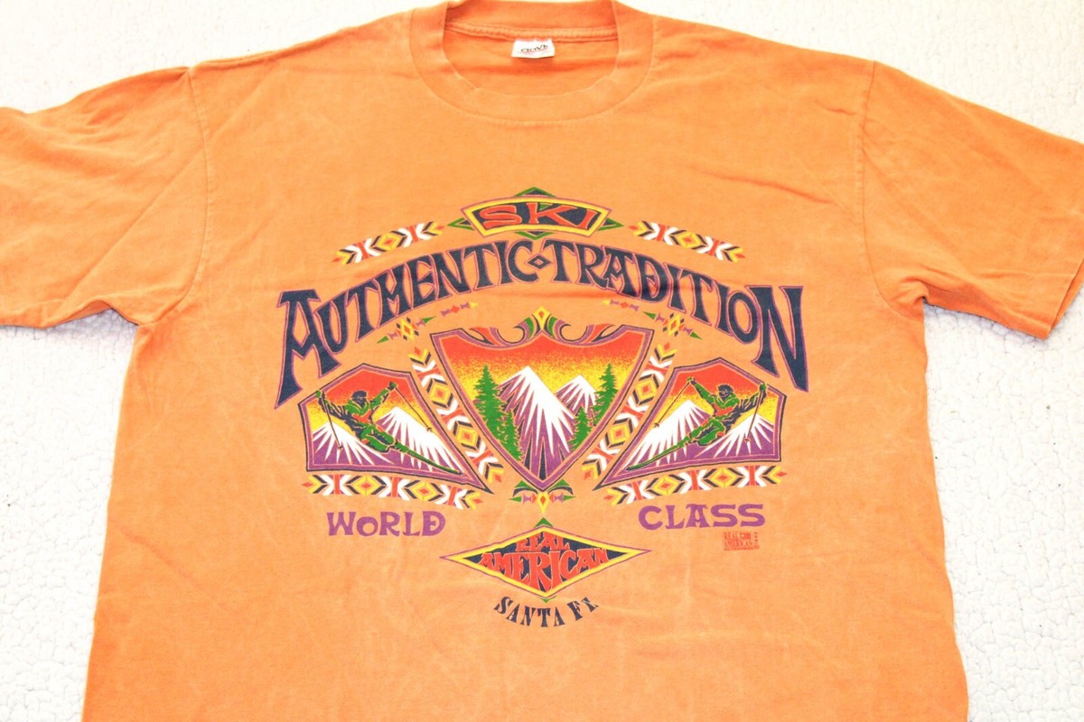 Santa Fe Authentic Tradition Ski 1993 Vintage T-Shirt Adult XL