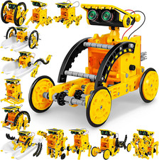 13-In-1 STEM Solar Robot Toys Kit for Kids, DIY Building Science Learning Educat