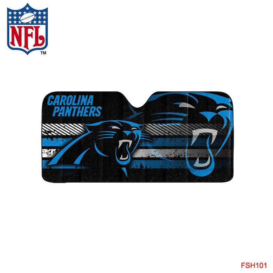New football Carolina Panthers Car Truck Windshield Folding Sun Shade Large Size
