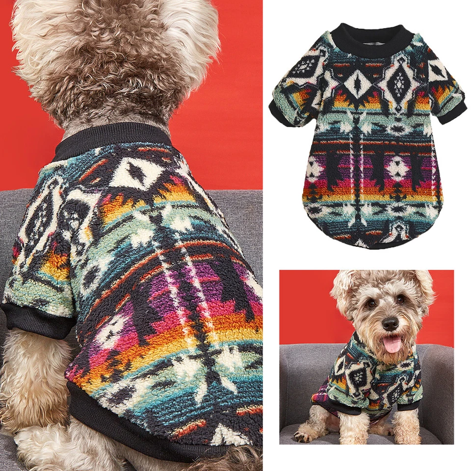 Kleiner Hundemantel Welpe Strickpullover Thermalpullover Katze Katze х - Bild 3 von 4