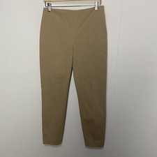 Ralph Lauren Purple Label Women's Tan Brown Cotton Blend Pants Size 10.
