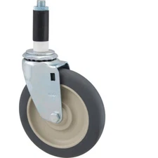 CASTER,STEM (5", GRY)