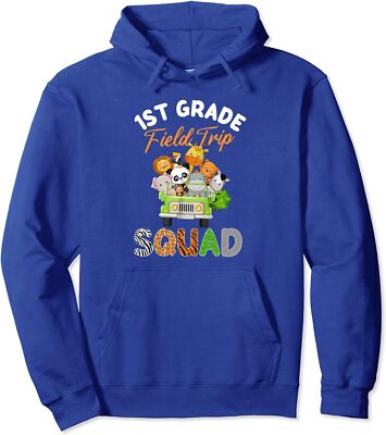 1st Grade Zoo Field Trip Squad Matching Students Long Sleeve Tshirt