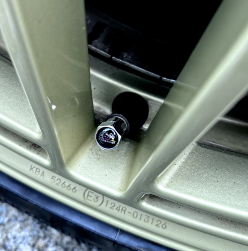 Mugen Power Aluminium Valve Alloy Wheel Dust Caps Silver Universal Honda Type R - Afbeelding 1 van 3