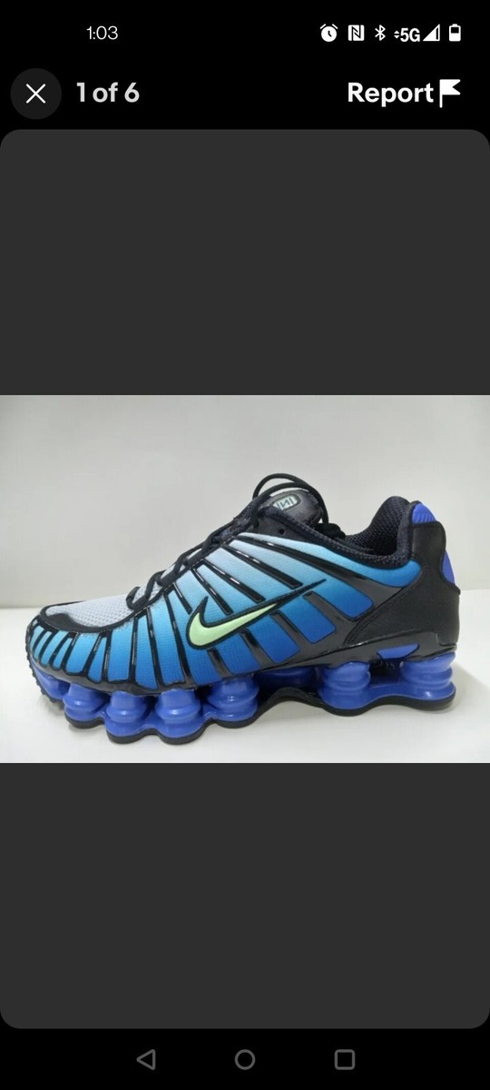 Size 8.5 - Nike Shox TL Racer Blue for sale online | eBay