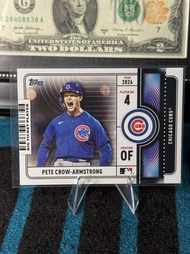 2026 Topps Series 1 Pete Crow-Armstrong Base (RAW)