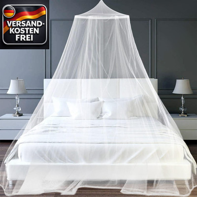 Moskitonetz Bett für Doppel- und Einzelbetten 2,5x10,5 m Schutz vor Mücken