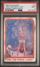 1980 STAR WARS EMPIRE STRIKES BACK #70 "USE THE FORCE, LUKE!" PSA 9