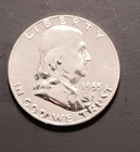 1955 P Franklin Proof Half Dollar Silver