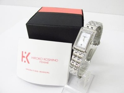 HIROKO KOSHINO FEMME HK901 Quartz Used Watch Excellent condition