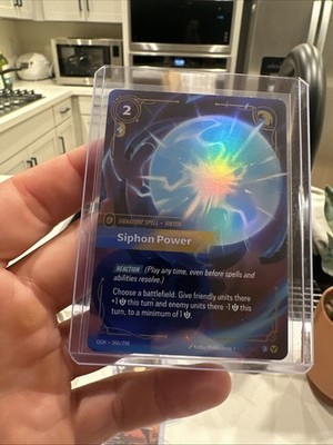 Siphon Power 266/298 - Epic Signature Spell - Riftbound: Origins - English NM