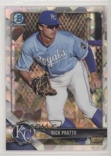 2018 Bowman Chrome Prospects Atomic Refractor Nick Pratto #BCP81 6fs