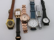 Ladies Watch Lot Fancy Names as Found for Parts or Repair