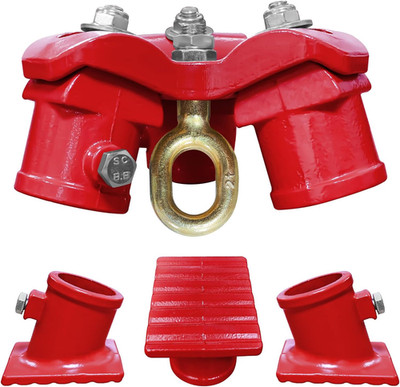 4400 Lbs Tripod Head,Tripod Base Set,Tripod Lifting Hoist with 360° Rotation Rin