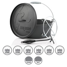 Dutch Oven Gusseisen Topf Feuertopf Gusstopf ...