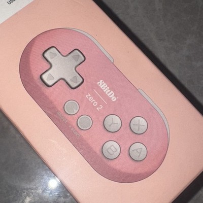 Pink 8Bitdo Zero 2 Bluetooth Gamepad for the Switch/Windows/Mac/Android/Pie
