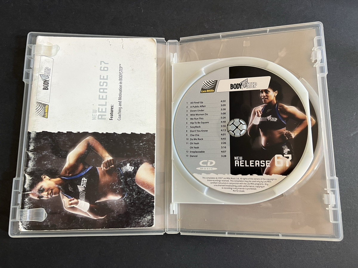 Les Mills BodyStep Body Step 67 DVD + CD Workout Training Exercise 