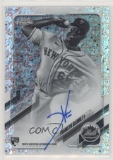 2021 Chrome Black and White Mini-Diamond Refractor Franklyn Kilome Auto 0f3j
