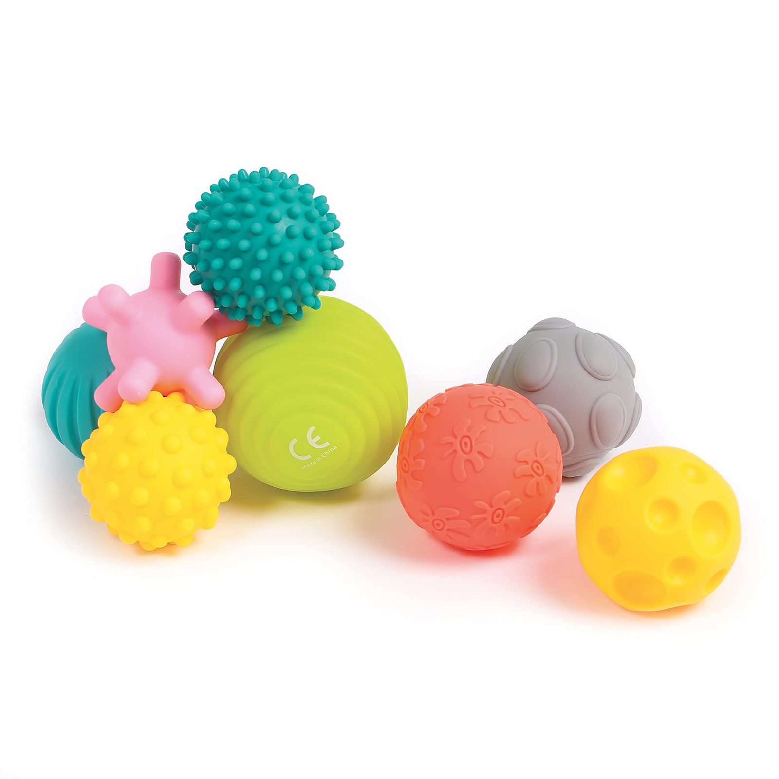 Set of 8 Awakening Balls   Ludi   Assorted Sensory Stimulation Balls   Different