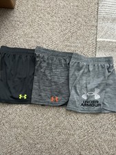 Boys 3 Pc Set Under Armour Shorts  Size 4 Youth