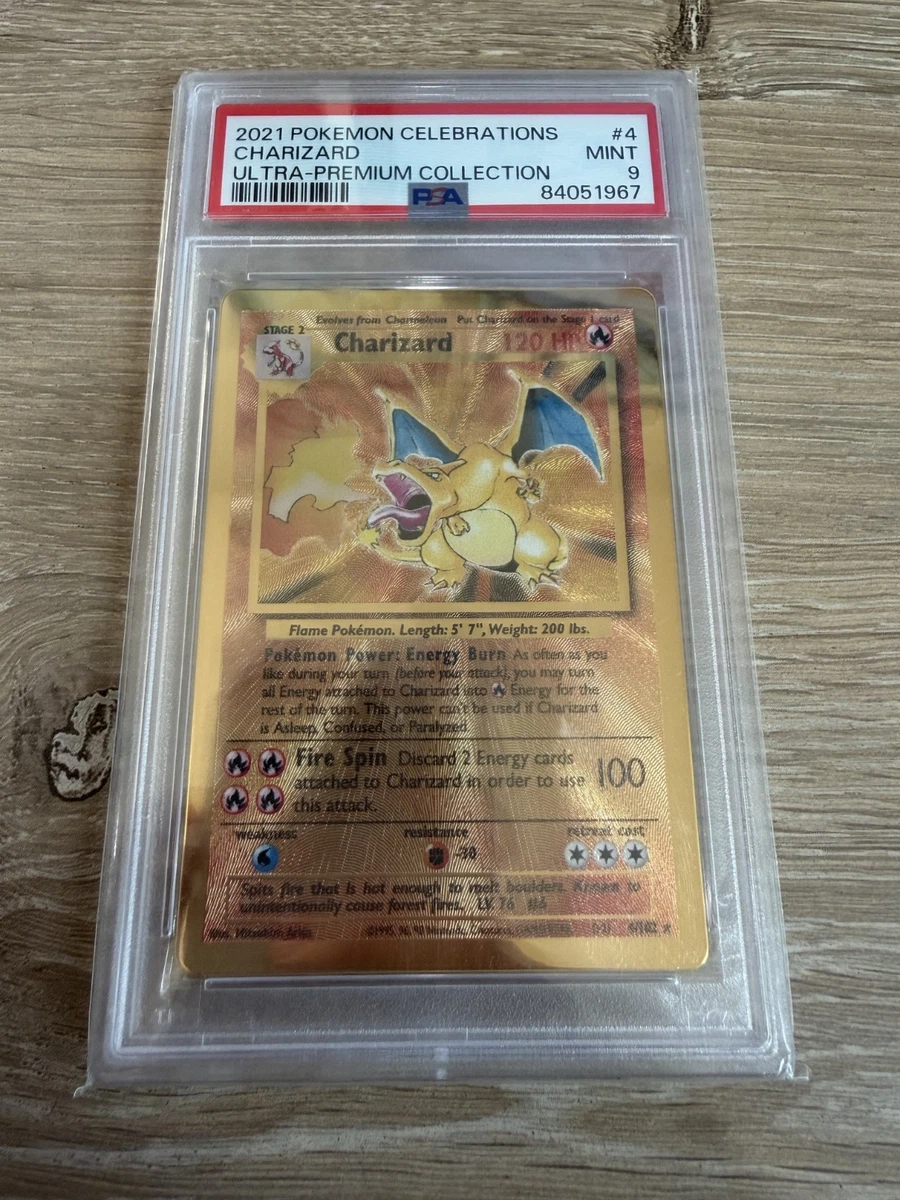 Pokémon TCG Grade 9 Collectible Individual Metal Card Games in