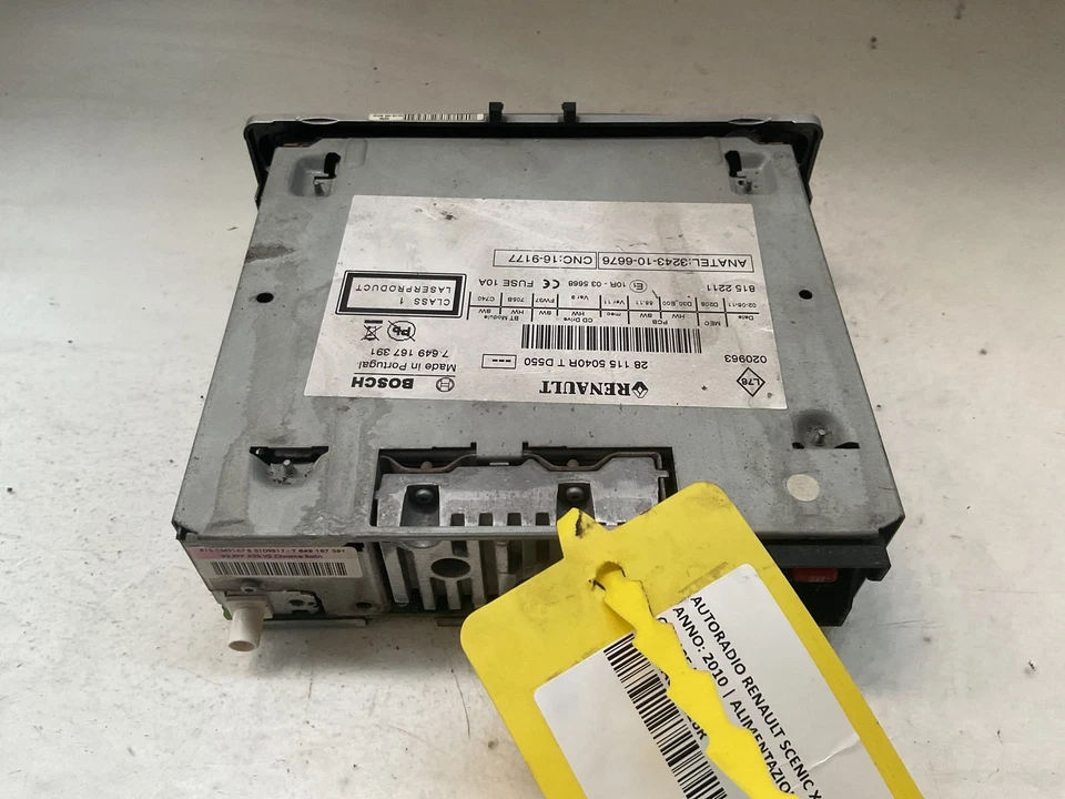 AUTORADIO PER RENAULT Scenic X MOD 281155040R (09>) - Immagine 3 di 4