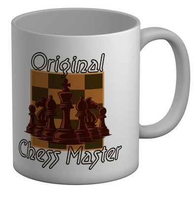 Original Chess Master Tasse 11oz Tasse Geschenk weiß
