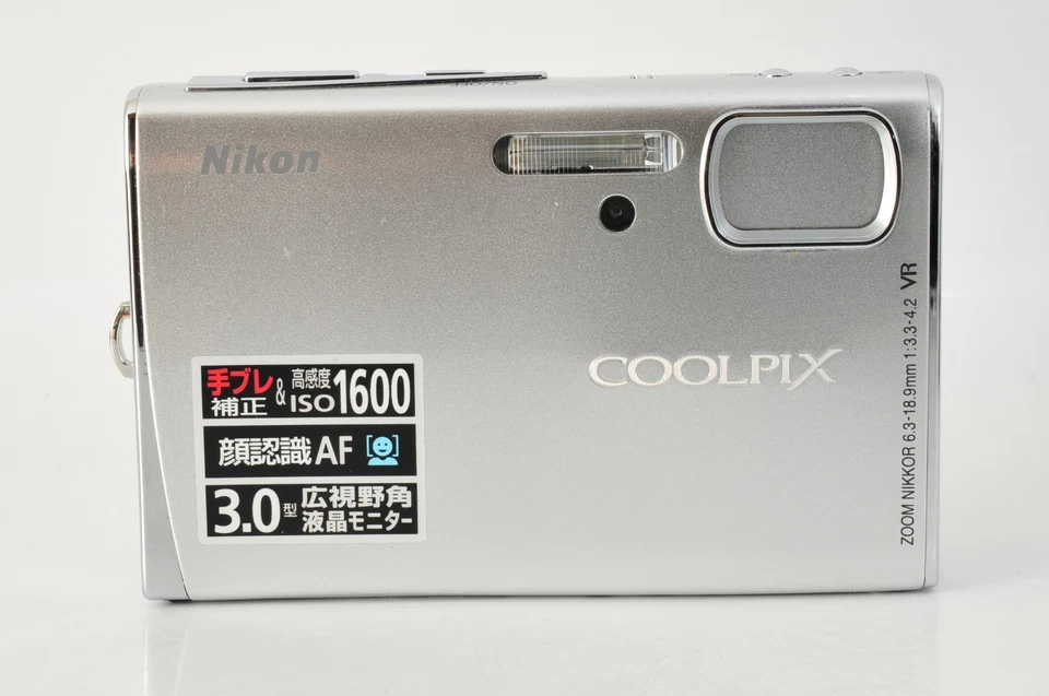 [Mint] Nikon Coolpix S50 7.2MP 3x Zoom Compact Digital Camera Beige JAPAN ＃42 - Image 4 of 4