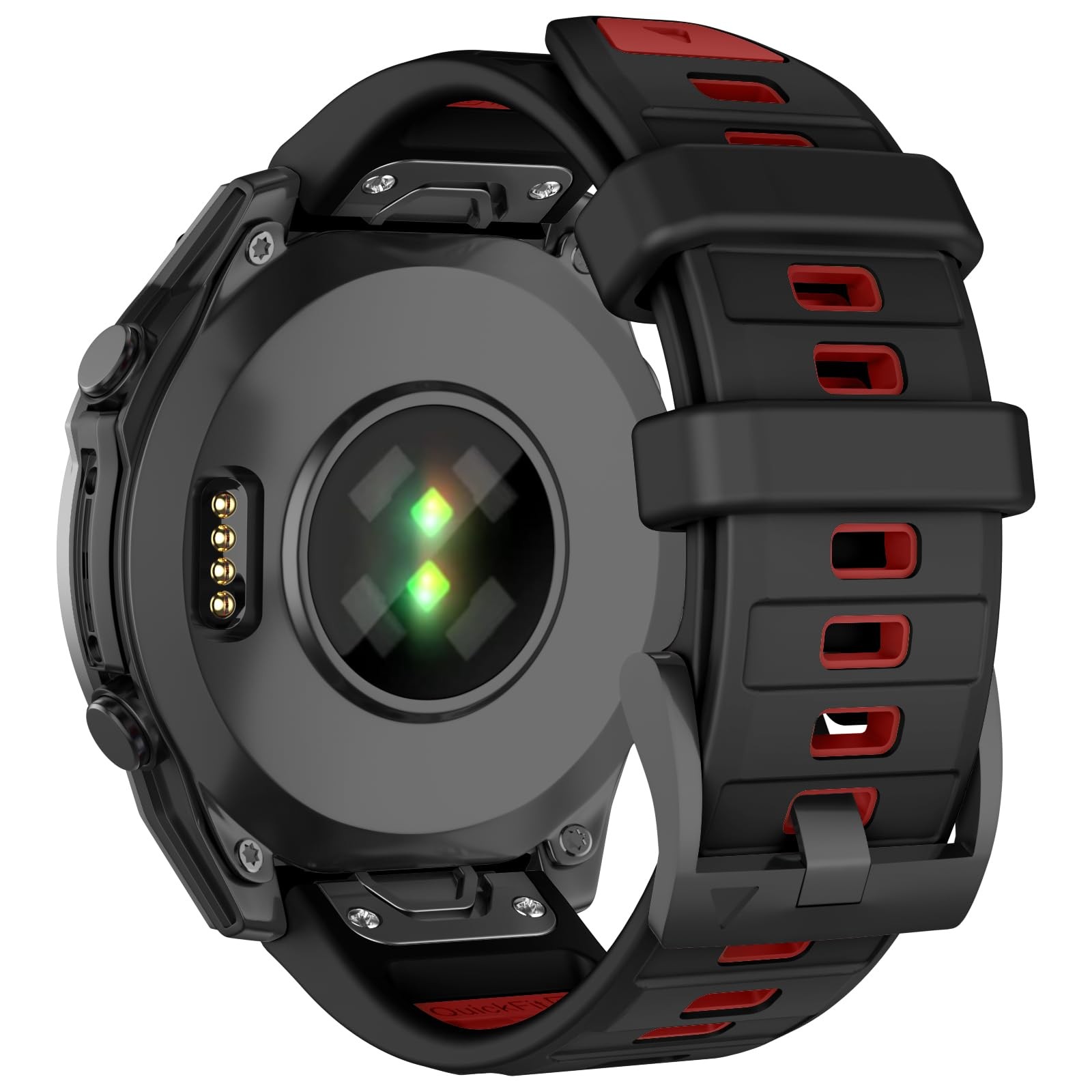 Bracelet 26mm Quick Fit finition premium en élastomère durable pour Fenix 7X Pro