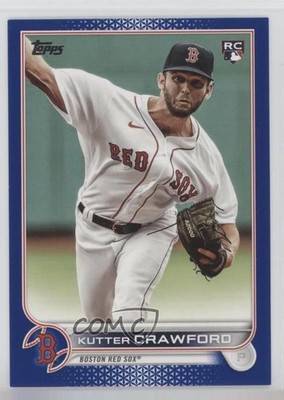 2022 Topps Series 2 Retail Royal Blue Kutter Crawford #645 Rookie RC 9e1