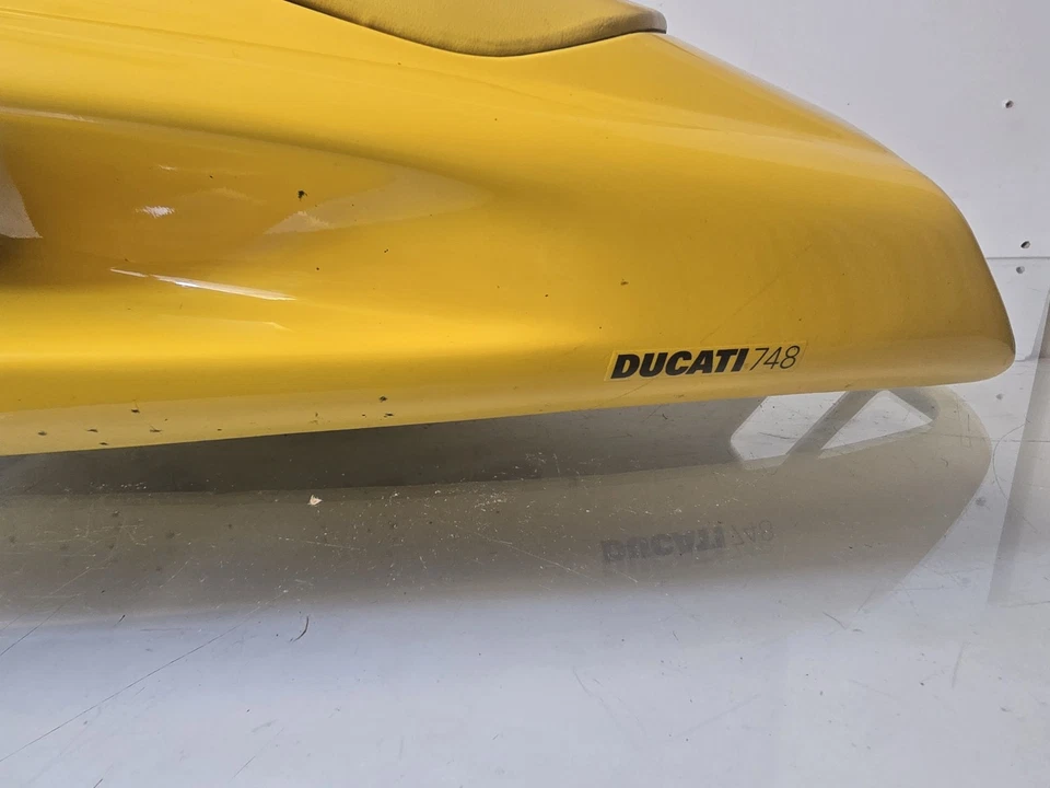 Capucha de asiento original Ducati 748S con asiento conductor y pasajero 748s 748 S s Foto 2 de 4