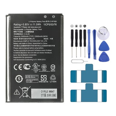 2900mAh C11P1501 Li-Polymer Battery for Asus ZenFone 2 Laser / Zenfone Selfie ZD